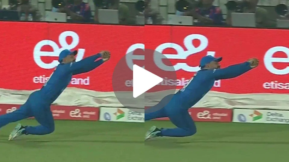 Watch- Rashid Khan Pulls Off Jaw-Dropping Catch In IND vs AFG 3rd T20I